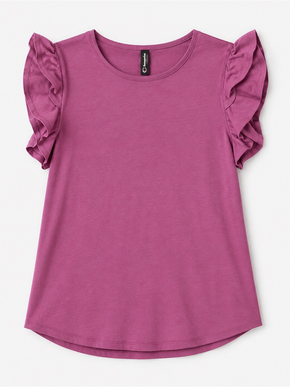 Prinstory Mauve Pink Ruffle Sleeve Tee
